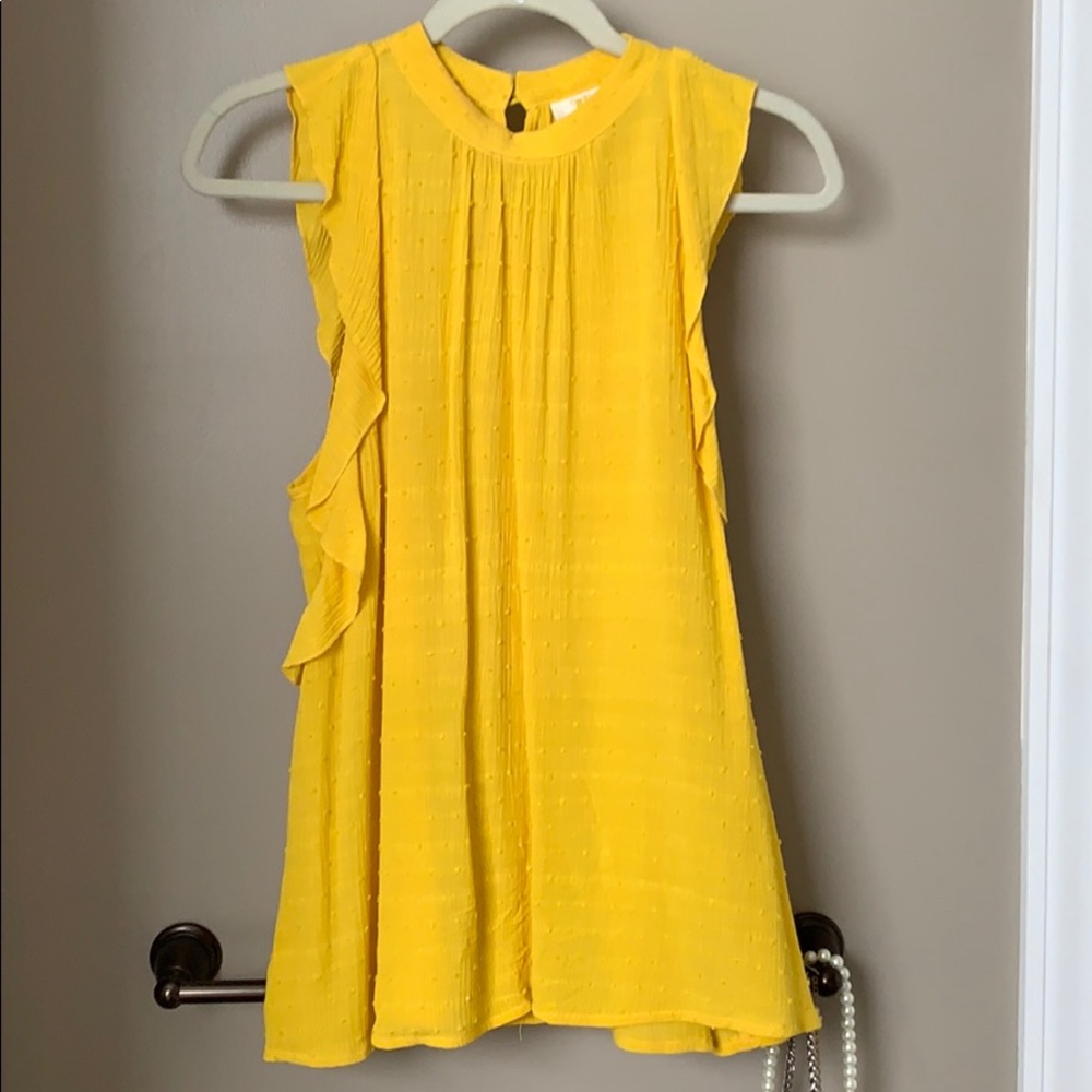 Anthropologie gold/yellow Blouse